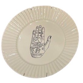 Hand Palm Ceramic Plate