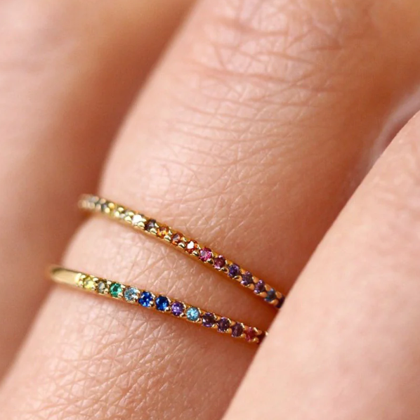 Gold Rainbow Ring