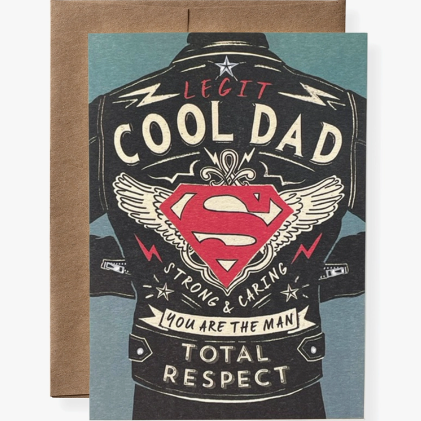 Cool Dad Greeting Card