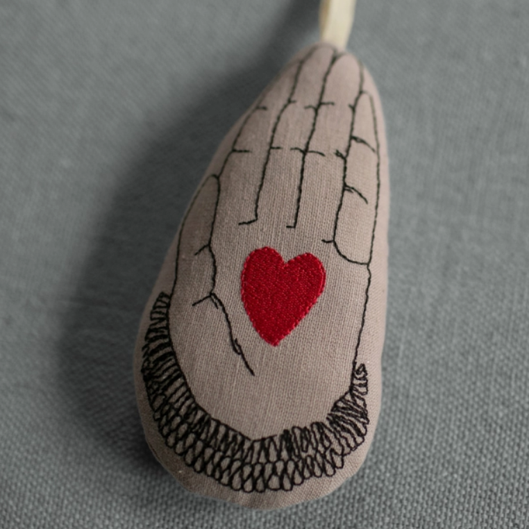 Heart in Hand Ornament