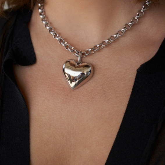 Bubble Heart Necklace