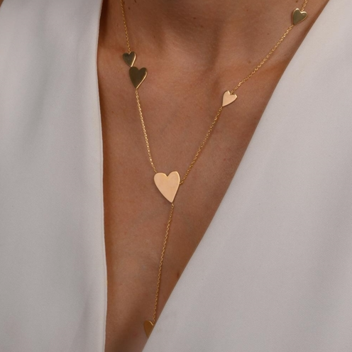 Heart "Y" Necklace