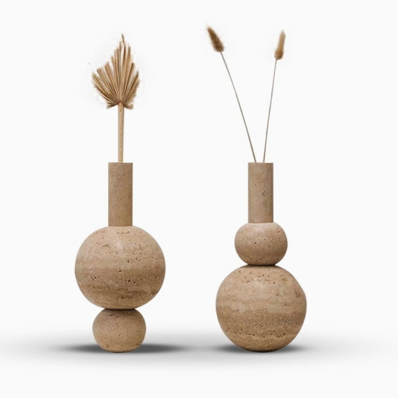 Travertine Vase