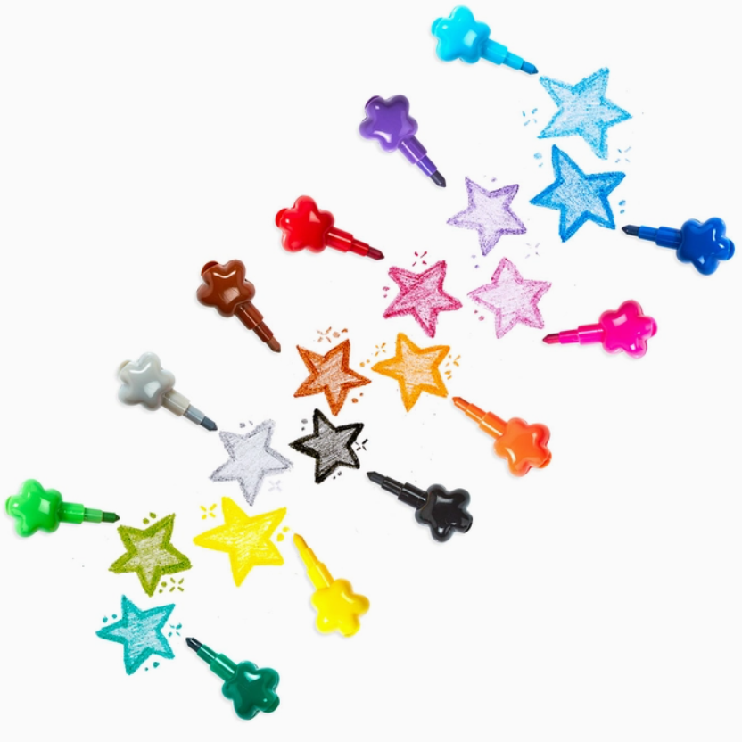 Stack of Stars Stacking Crayons