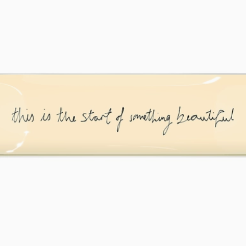 Decoupage Glass Tray - Small