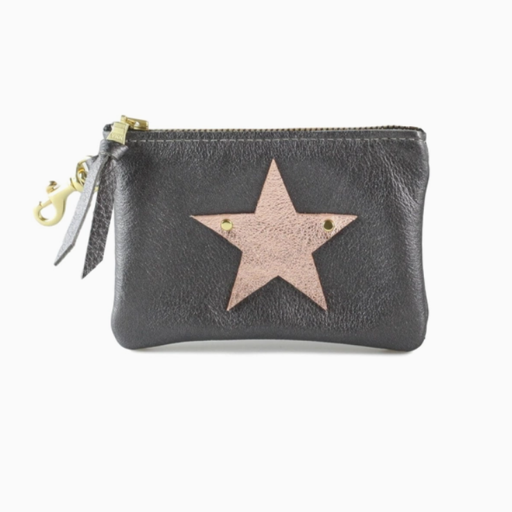 Leather Star Key Wallet