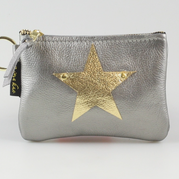 Leather Star Key Wallet