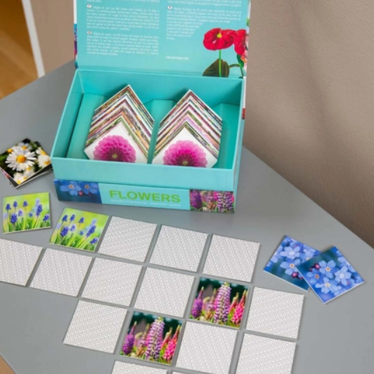 Remember 44 Flowers Memory Game
