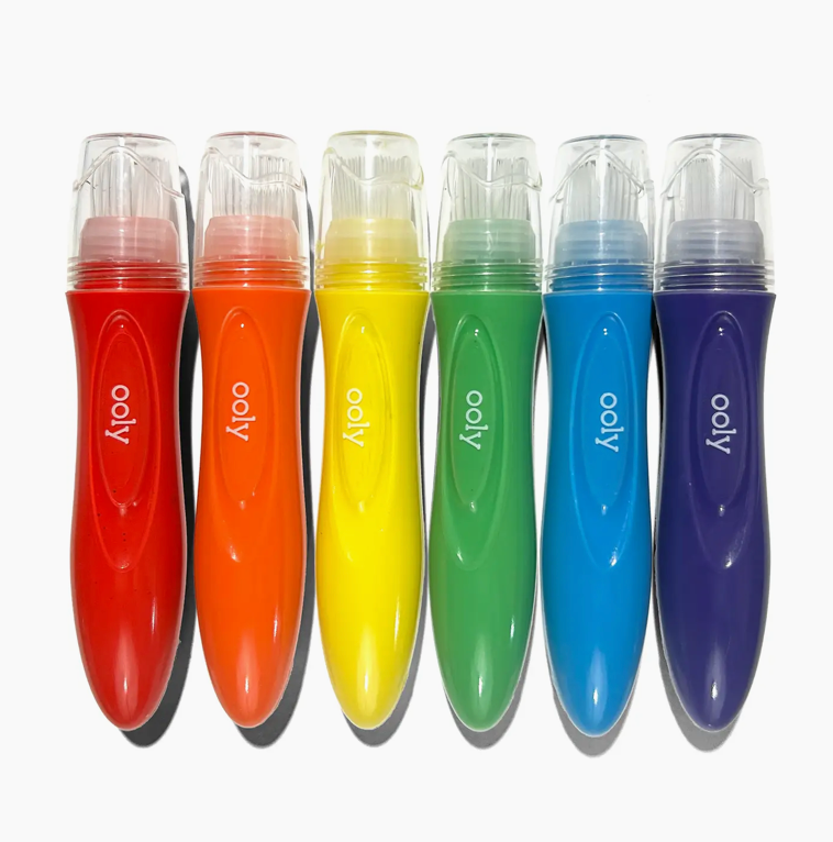 Squeezable Poster Paint Brushes