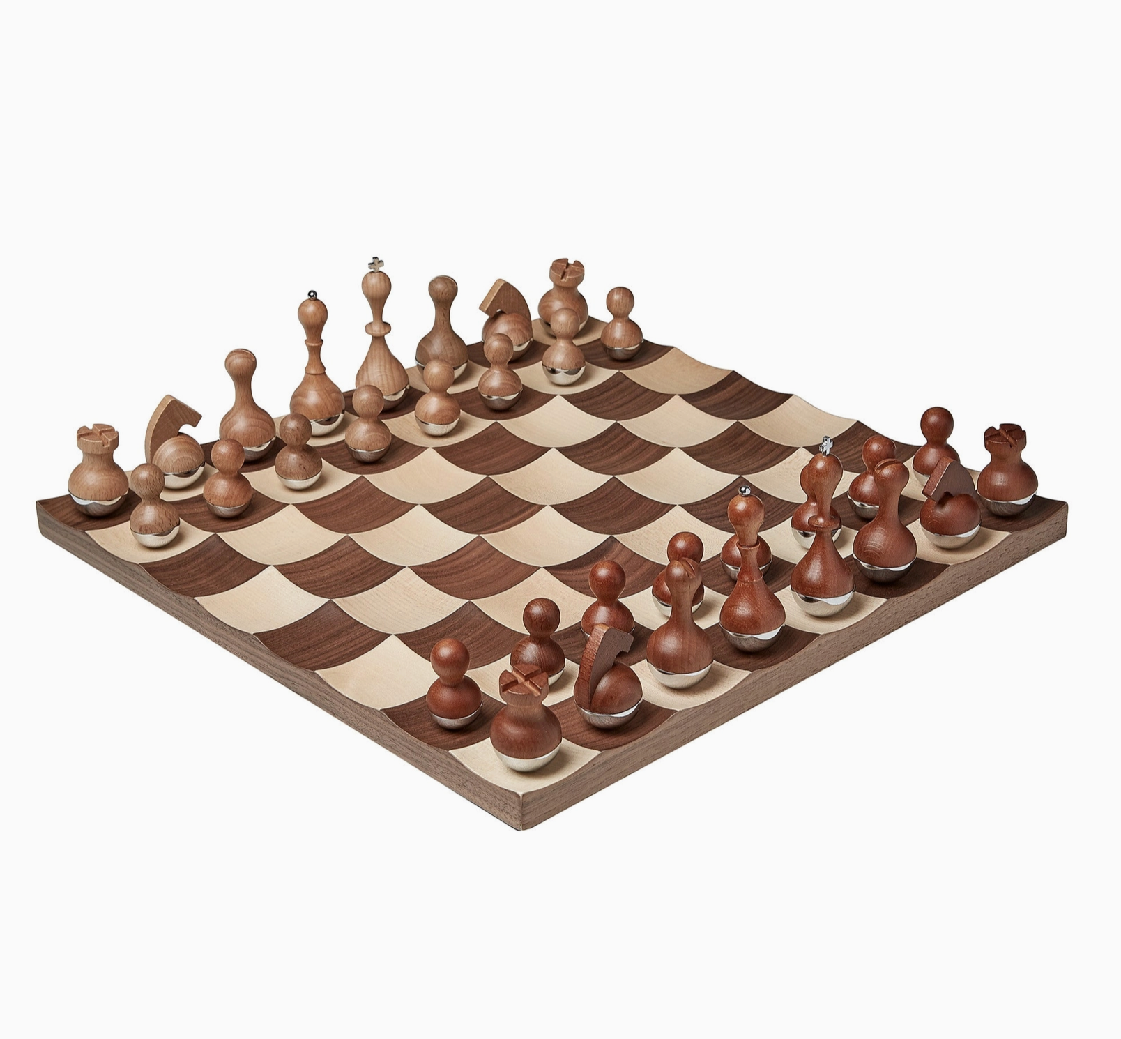 Wood Wobble Chess