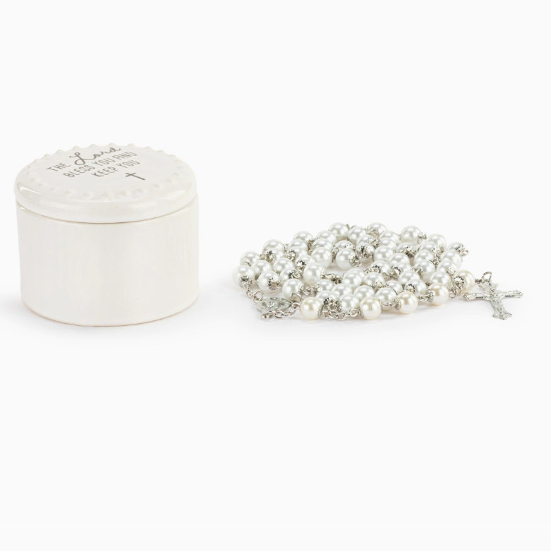 Trinket Box & Rosary