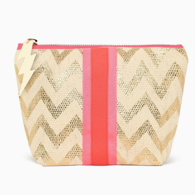 Gold Zig Zag Bag