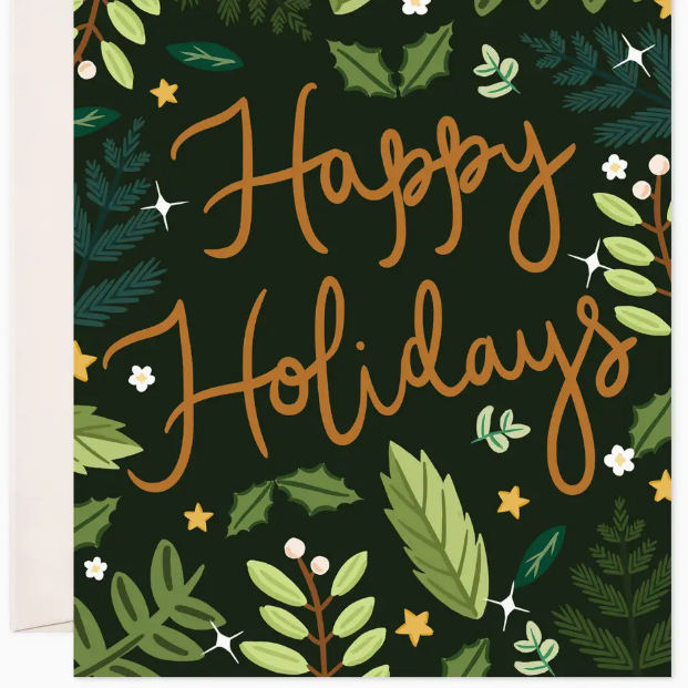 Holiday Foliage Greeting Card