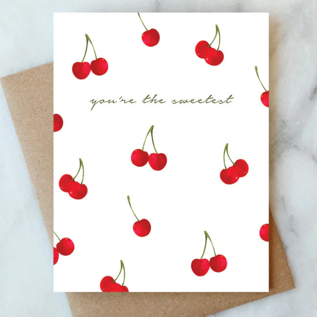 Cherries Valentine Card