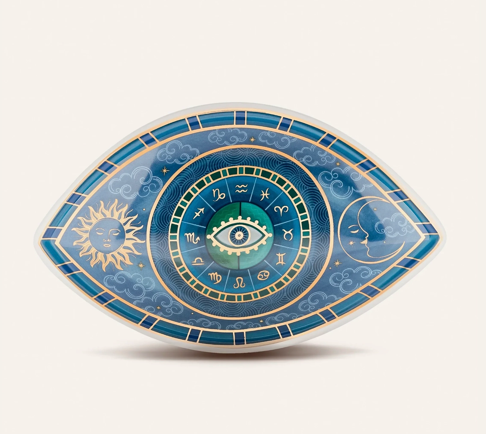 Large Ceramic Eye Statue