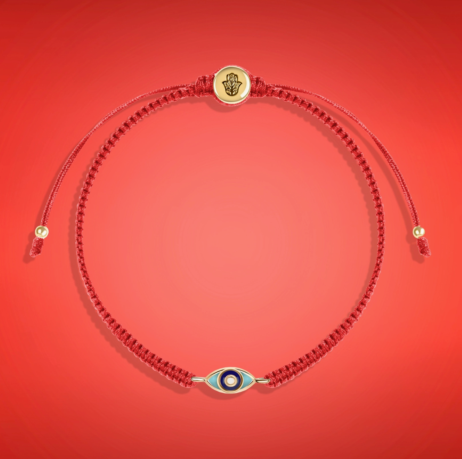 Red String Eye Bracelet