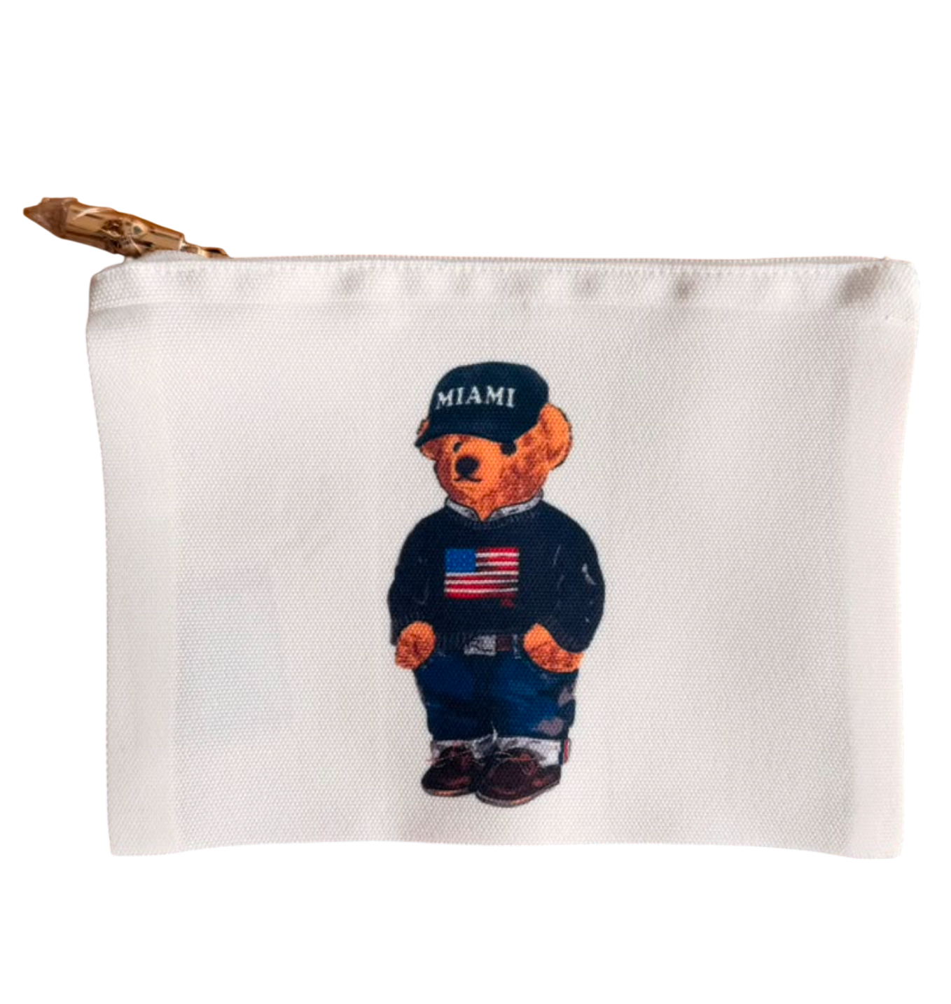Miami Bear Cosmetic Bag