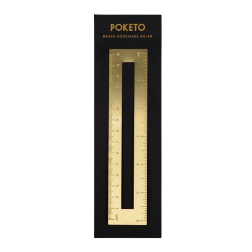 Brass Bookmark Ruler