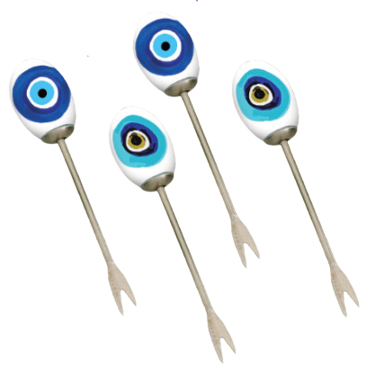 Evil Eye Cocktail Forks