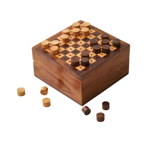 Travel Chess and Checkers Game Set