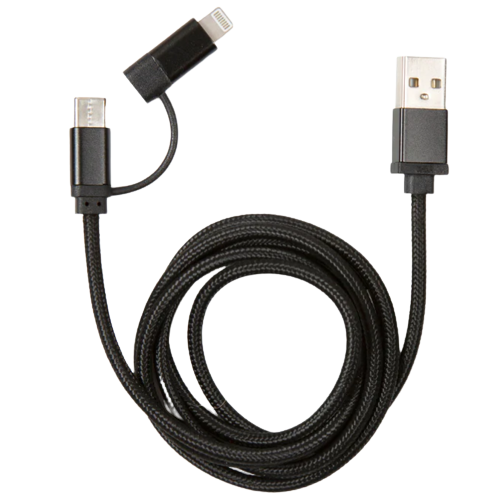 2 in 1 Braided Cable