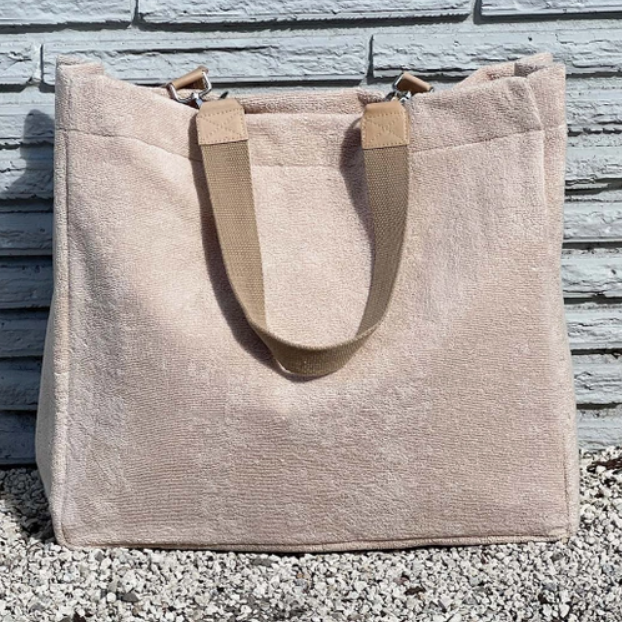Solid Terry Lined Tote