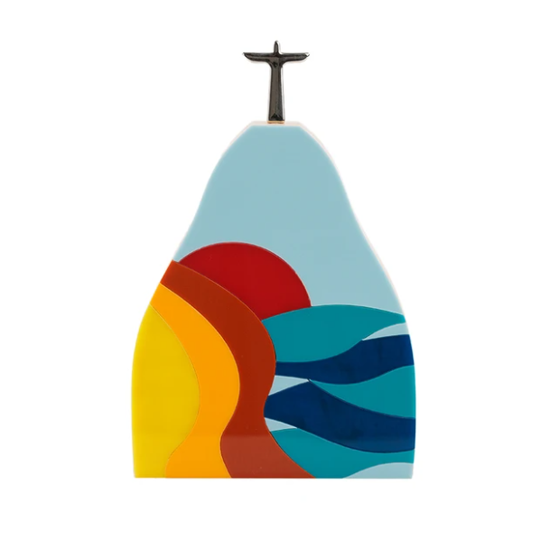 Corcovado Wood Sculpture