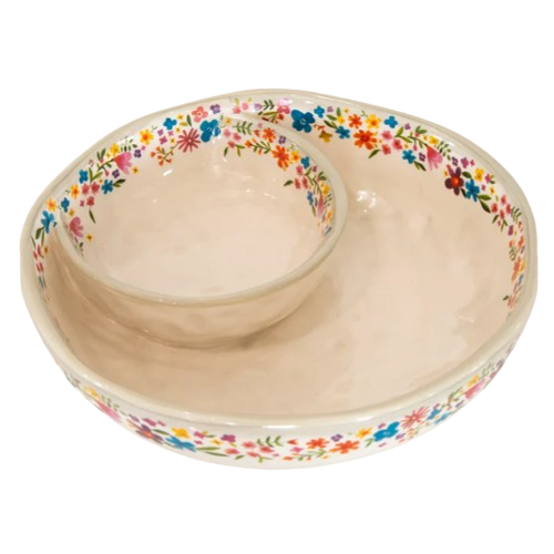 Personal Chip And Dip Bowl