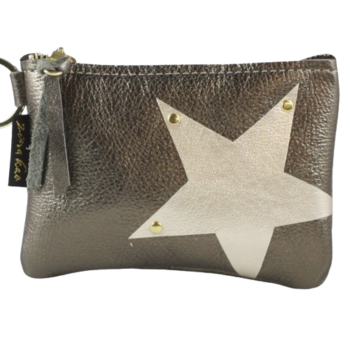 Leather Star Key Wallet