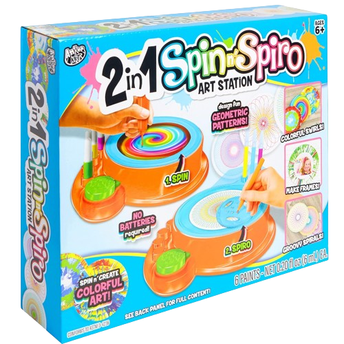 2 in 1 Spin n Spiro Art Station