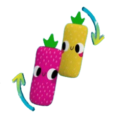Toss 'Em Turn 'Em Toy