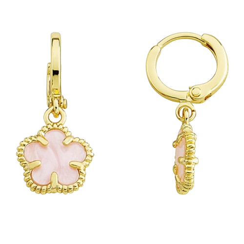 Mother of Pearl Flower Earring