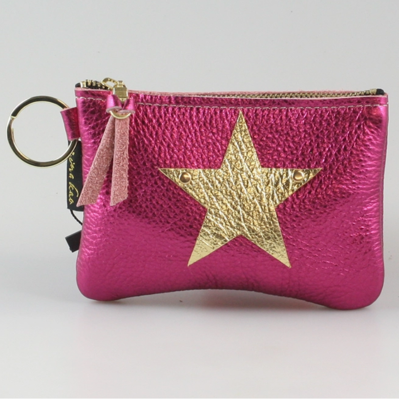 Leather Star Key Wallet