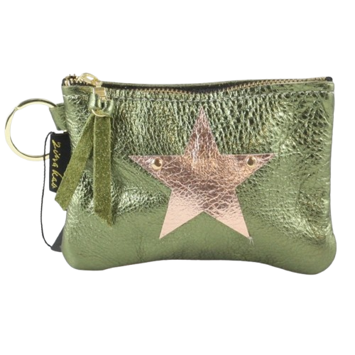 Leather Star Key Wallet
