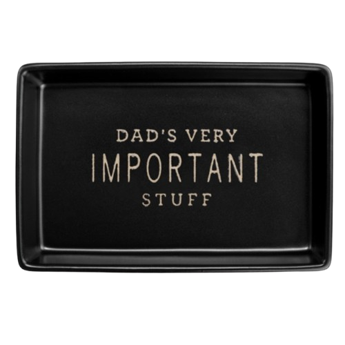 Dad's Very Import Stuff Tray