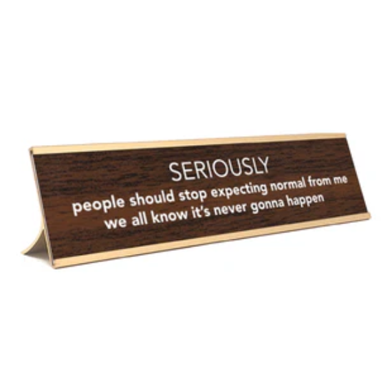 Desk Plate