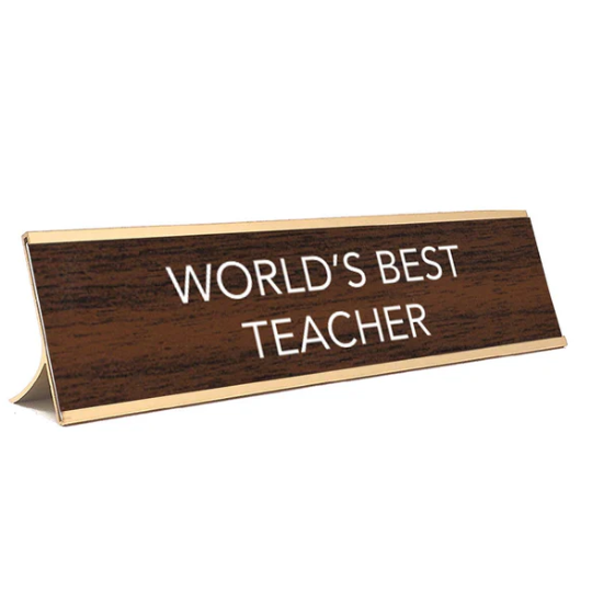 Desk Plate