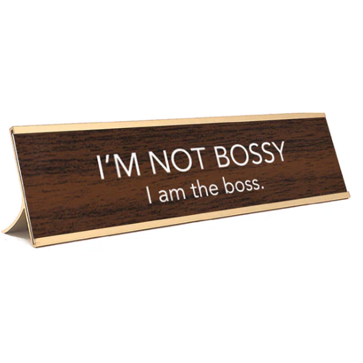 Desk Plate