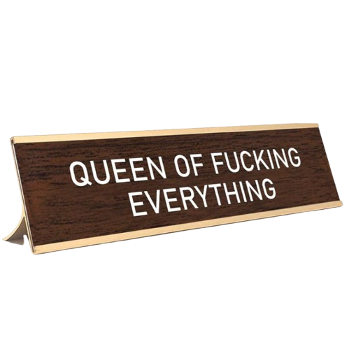 Desk Plate