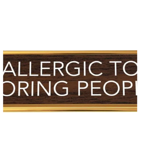Desk Plate