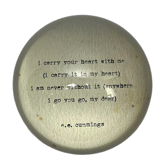 Classic Glass Paperweight