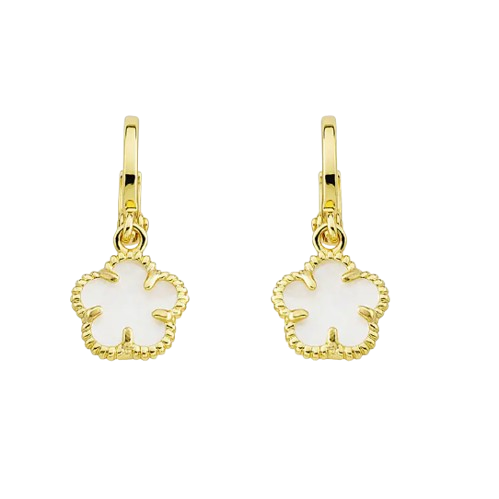 Mother of Pearl Flower Earring