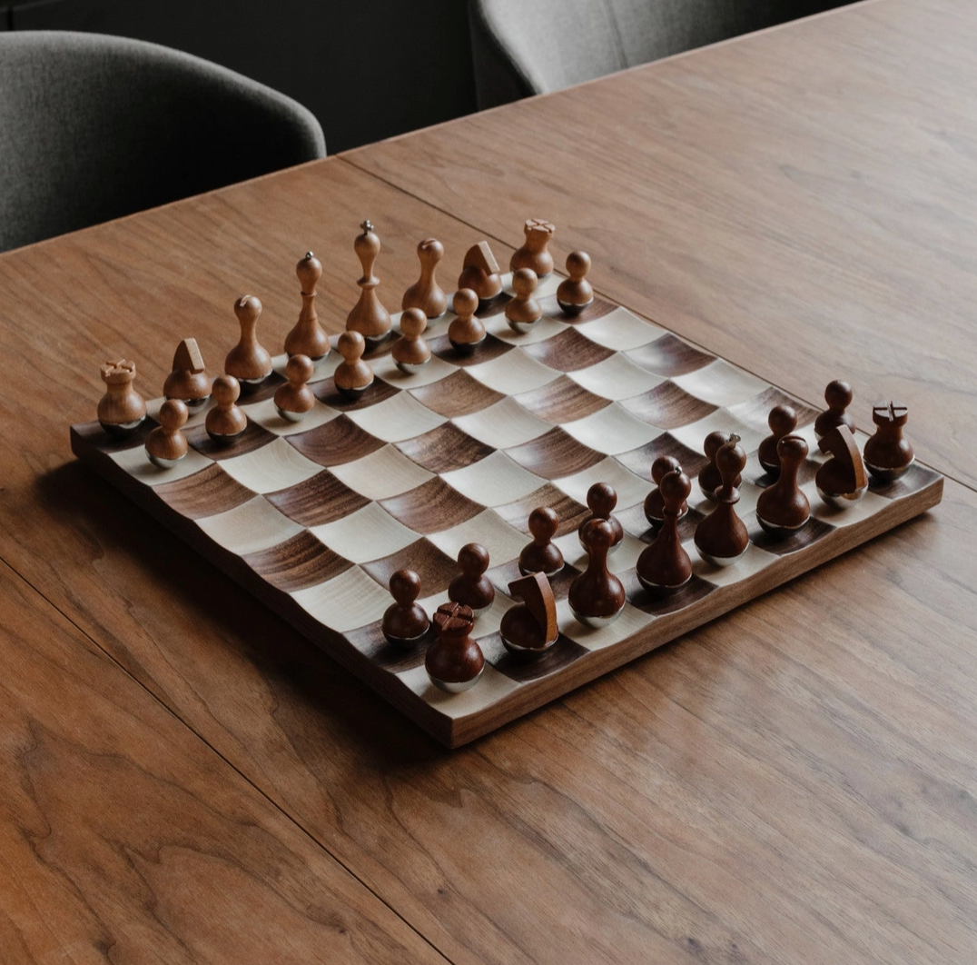 Wood Wobble Chess