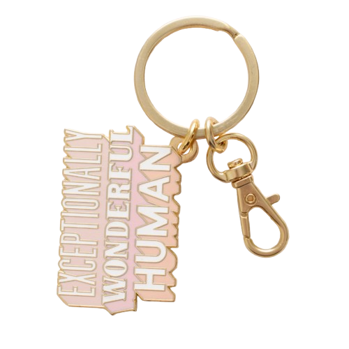 Enamel Keychain - Exceptional Human
