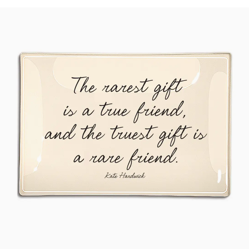 Decoupage Glass Tray - Medium
