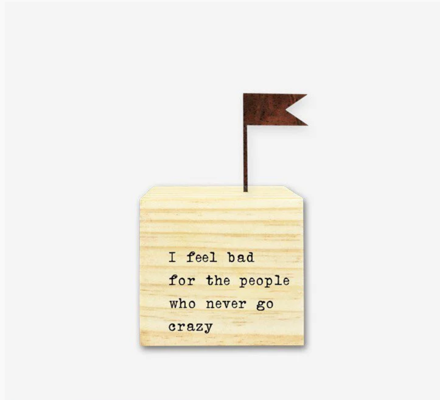 Inspirational Wood Cube