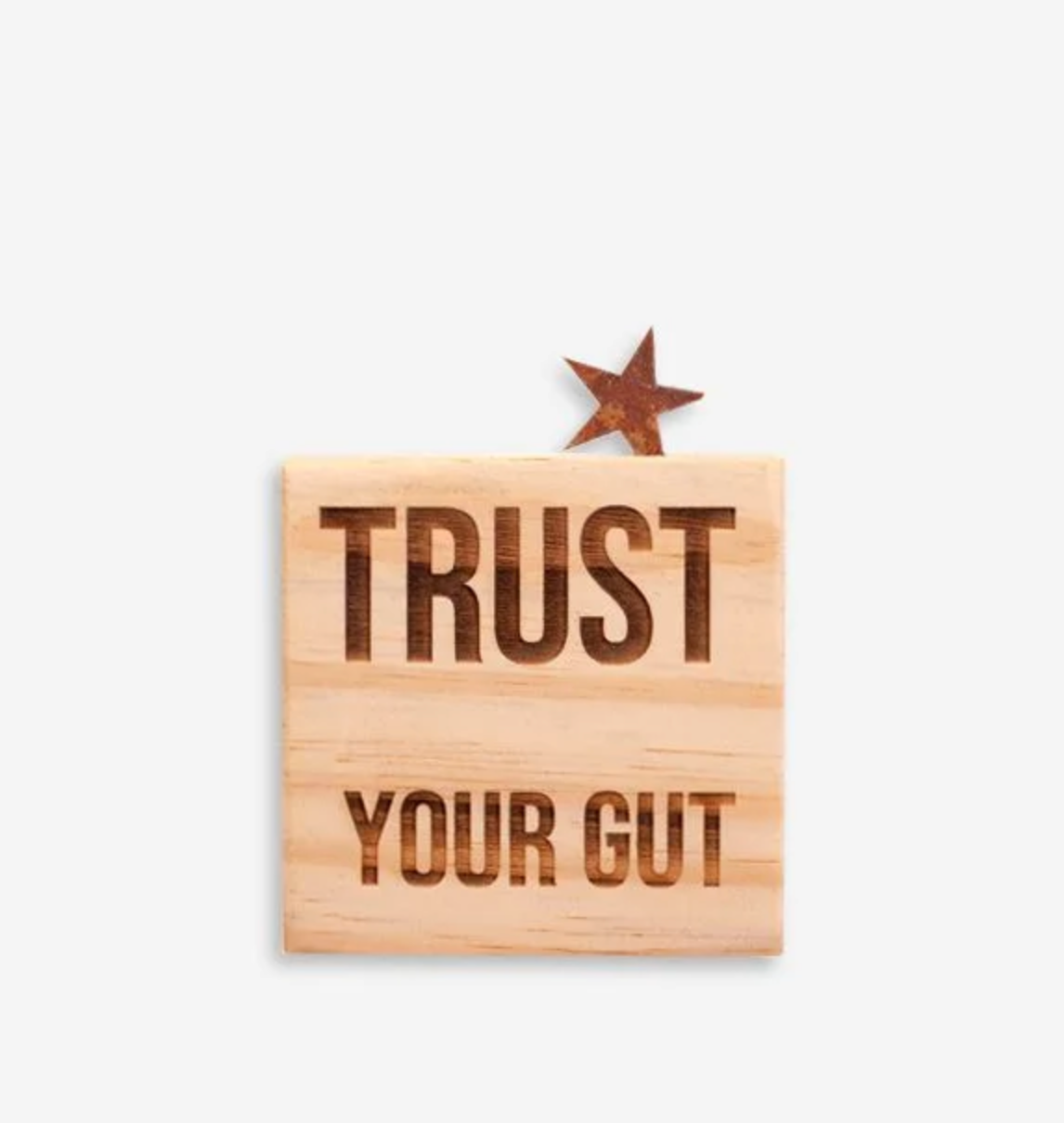 Inspirational Wood Cube