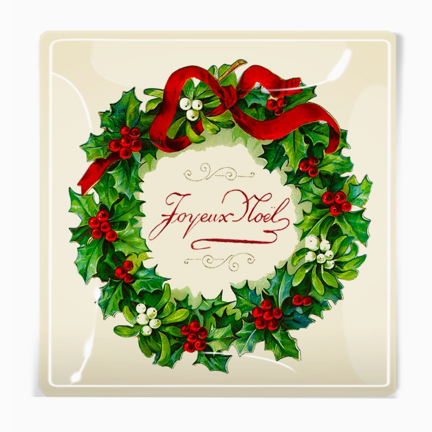 Decoupage Glass Tray - Square