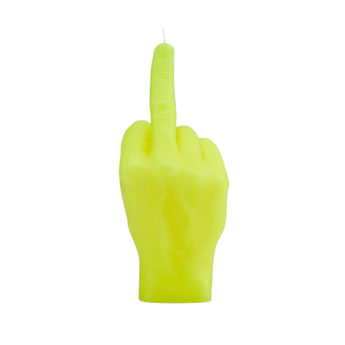 Hand Gesture Candle - F**k You