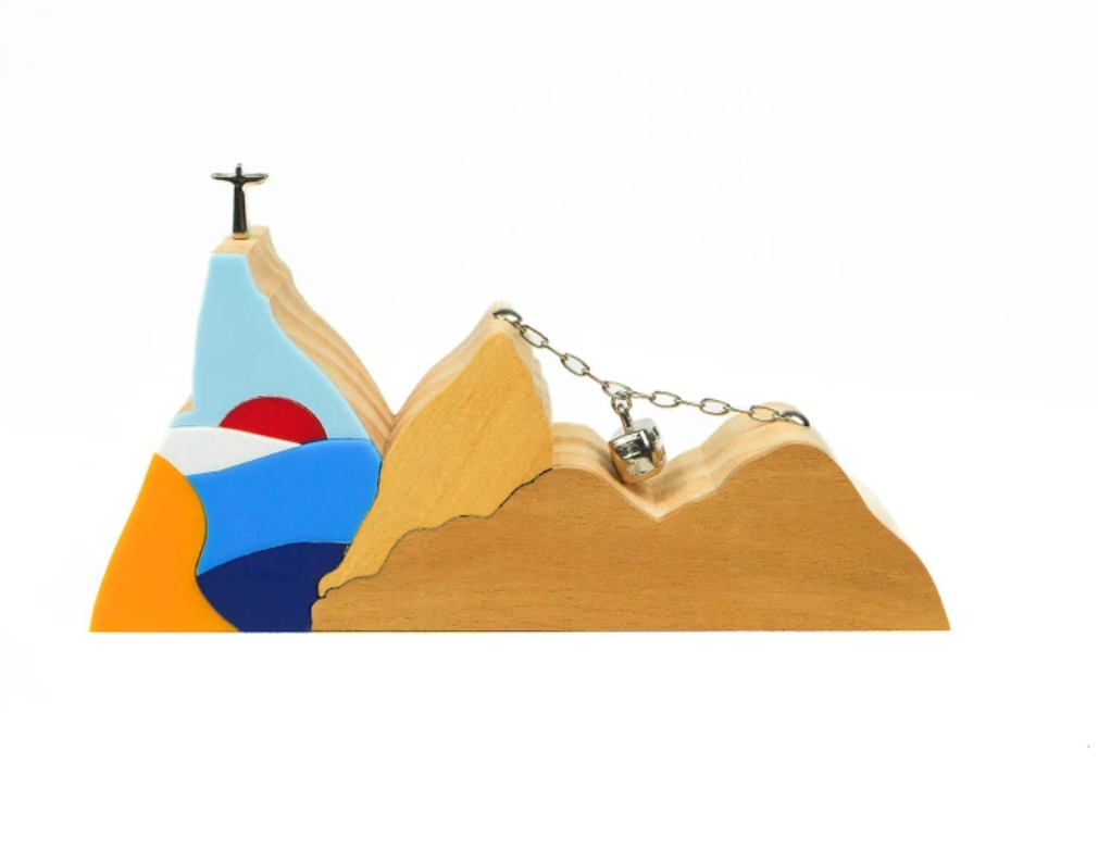 Wood Sculpture Rio Landscape